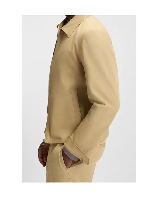 Boss Natural Zipper Jacket for men