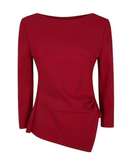 La Petite Robe Di Chiara Boni Red 'Kyung' Top
