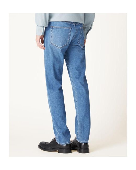 Loro Piana Blue Quarona Regular-Fit Jeans for men