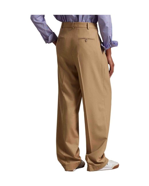 Polo Ralph Lauren Natural Cuffed Tailored Trousers