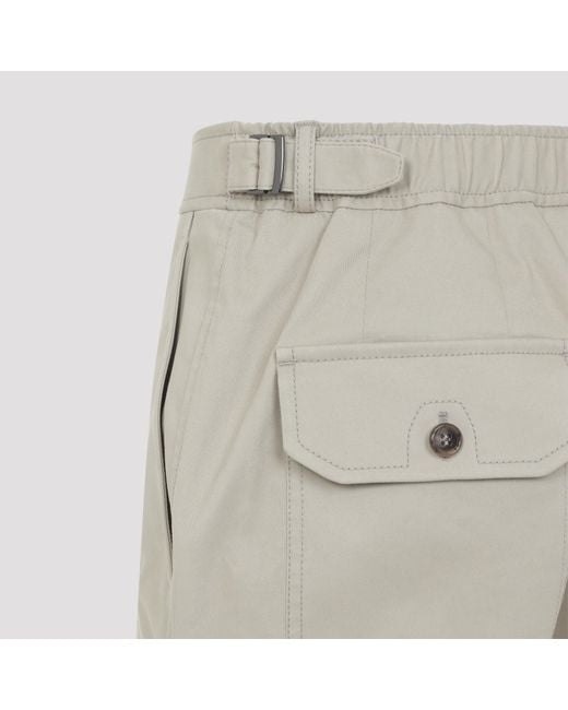 Brioni Gray Sanremo Multiple-Pocket Trousers for men