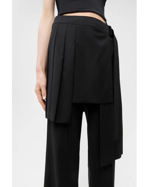Juun.J Gray Double Layered Casual Pants