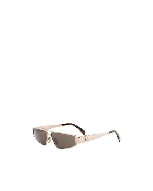 Céline White Logo Sunglasses