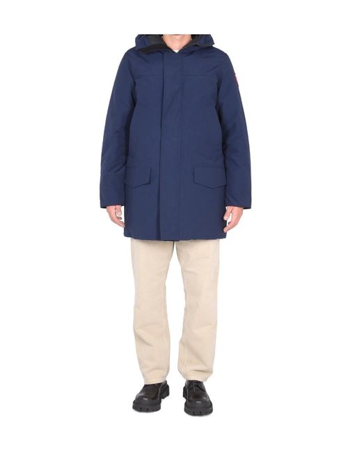 Canada Goose Blue Langford Hooded Parka for men