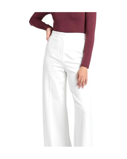 Max Mara White Casual Trouser