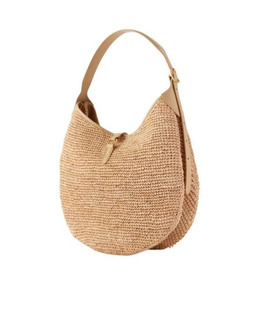 Polo Ralph Lauren White Woven Shoulder Bag
