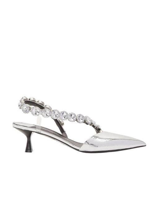 Stella McCartney White Cusp High-Heeled Shoes