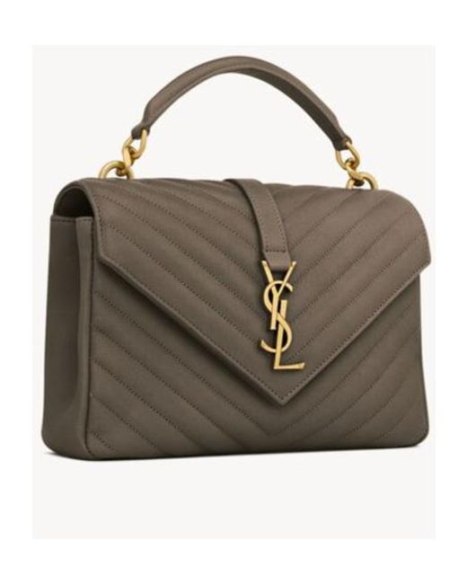 Saint Laurent Metallic College Medium
