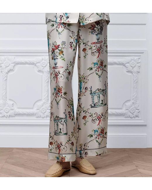 Dior White Pantalon Iviera