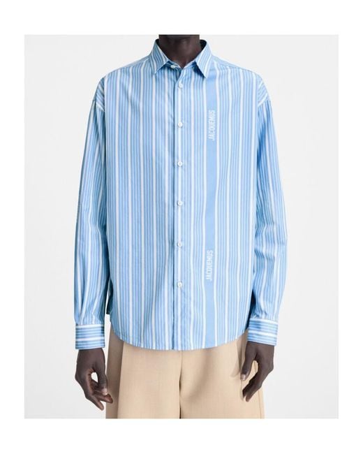 Jacquemus Blue "La Chemise Simon" Shirt for men