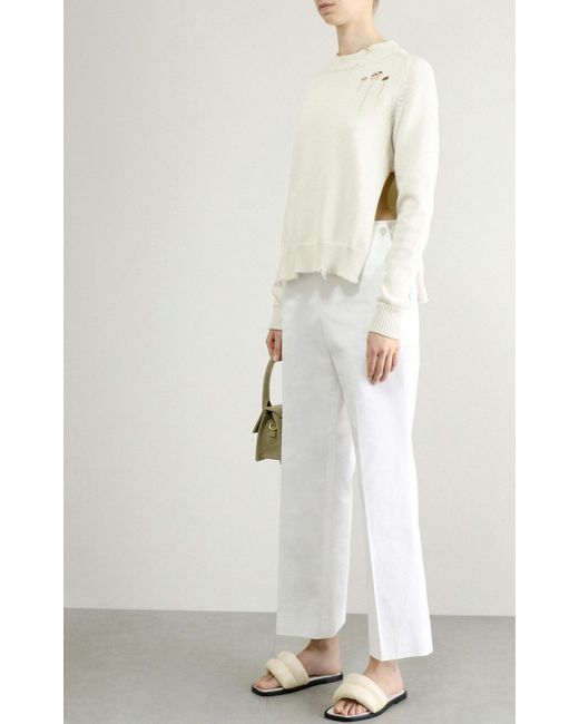 Proenza Schouler White Padded Slip-On Sandals