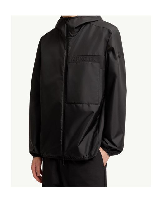 Moncler Black Fonteghi Hooded Jacket for men