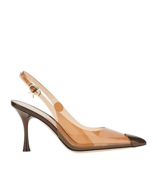 Gianvito Rossi Multicolor 85Mm Diana Slingback Heeled Pumps