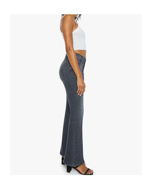 Mother Blue Mid Rise Flare Jeans