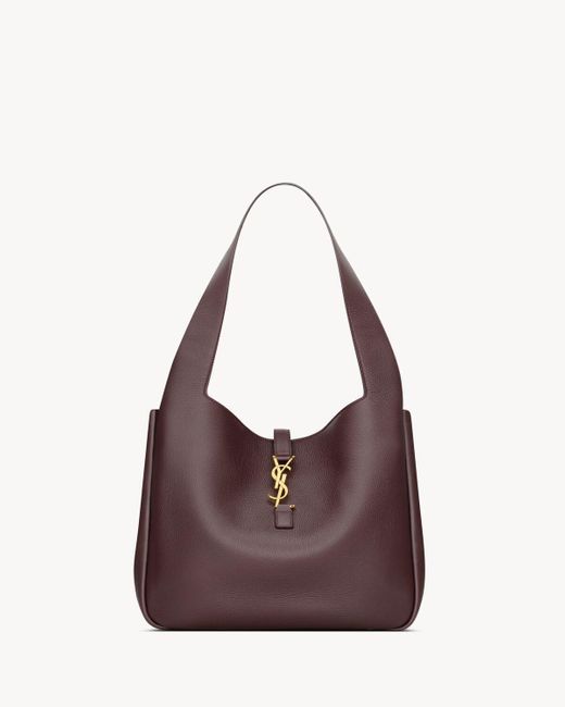 Saint Laurent Purple Le 5 À 7 Bea Tote Bag
