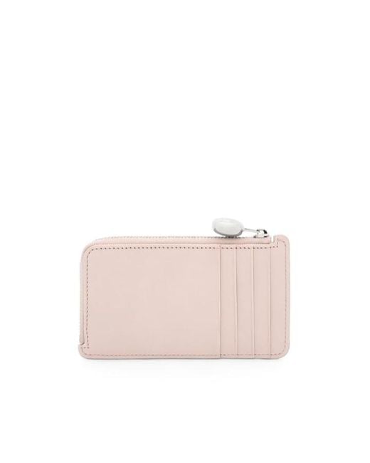 Loewe Pink Pebble Coin Cardholder