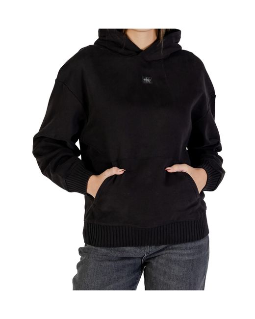 Calvin Klein Black Long-Sleeved Sweatshirt
