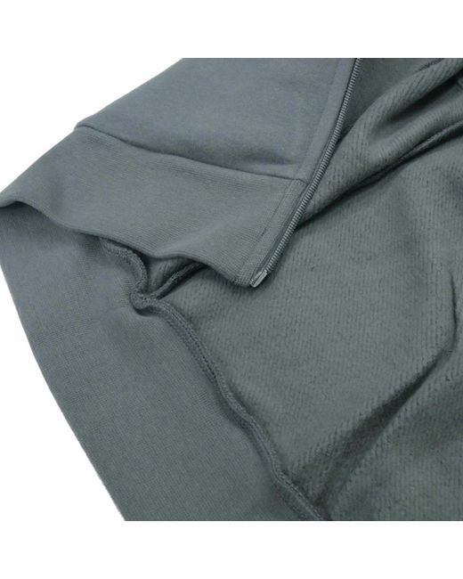 EA7 Gray Hooded Zipper Sweater for men