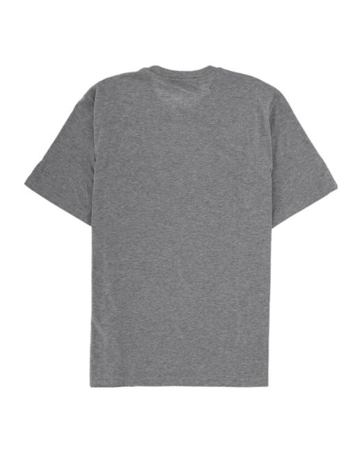 MSGM Gray Sequin Logo T-Shirt