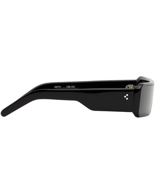 Rick Owens White Rectangular Frame Sunglasses for men