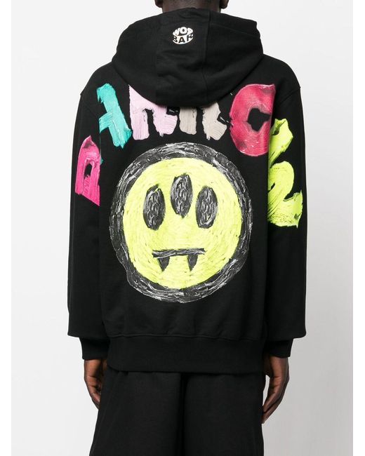 Barrow Black Drawstring Hood Hoodie for men