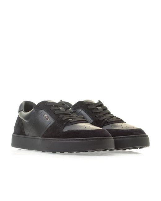 Tod's Black Levante Low-Top Sneakers for men