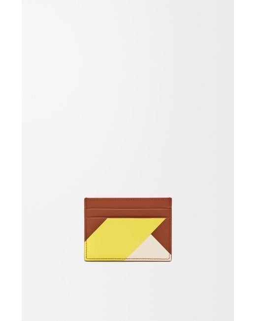 Loewe Yellow Leather Cardholder