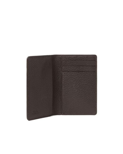Fendi Yellow Colorblock Card Case for men