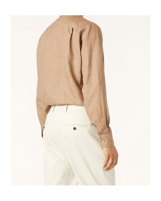 Loro Piana Natural André Buttoned Shirt for men