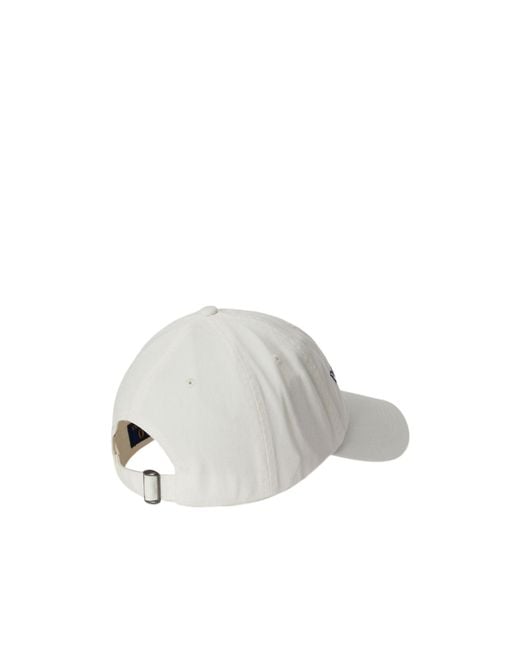 Polo Ralph Lauren White Logo Embroidered Cap for men