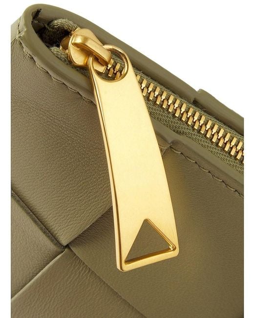 Bottega Veneta Green Medium Intreccio Pouch