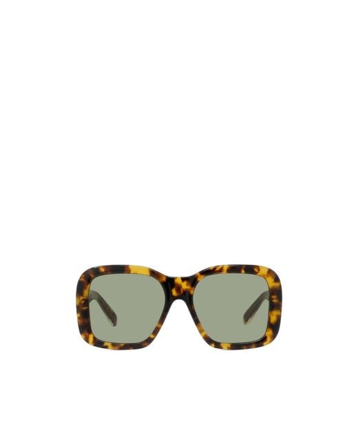 Stella McCartney Green Eyewear Square-Frame Sunglasses