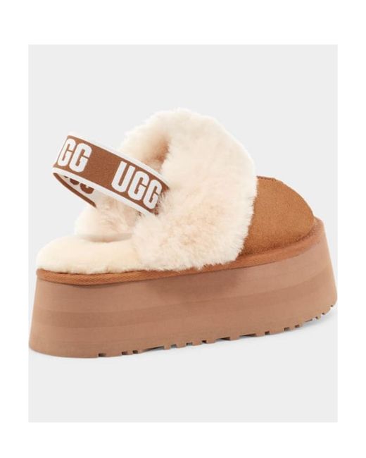 Ugg Brown Funkette Platform Mules