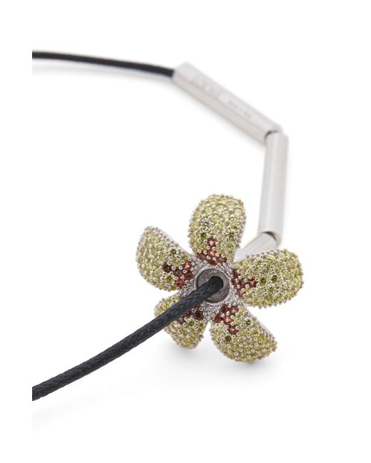 Loewe White Flor Necklace