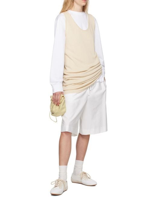 The Row White Bonnie Sneakers