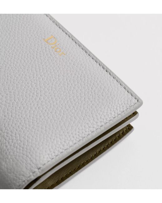 Dior White Medallion Wallet