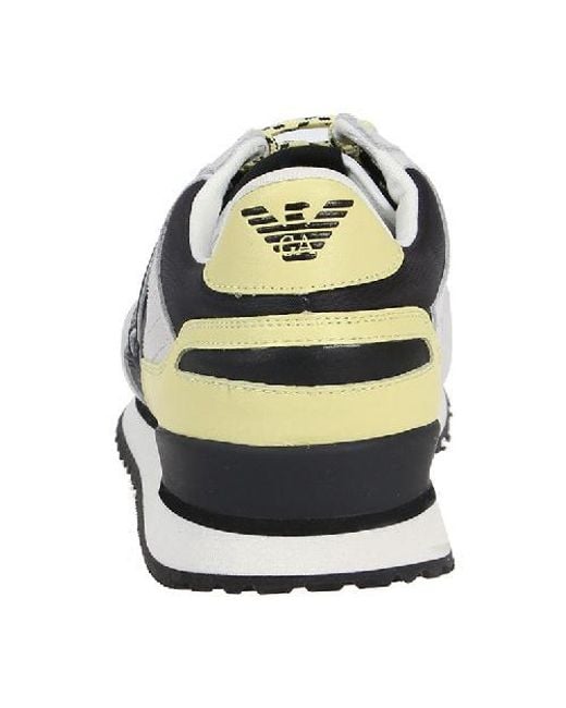 Armani Jeans White Logo Details Casual Sneakers for men