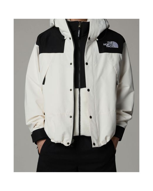 The North Face White Dryvent Mono Mountain Jacket for men