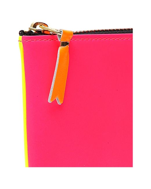 Comme des Garçons Pink Logo Wallet