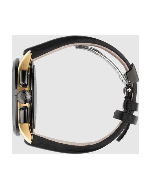 Gucci Black G-Chrono Watch, 44Mm for men
