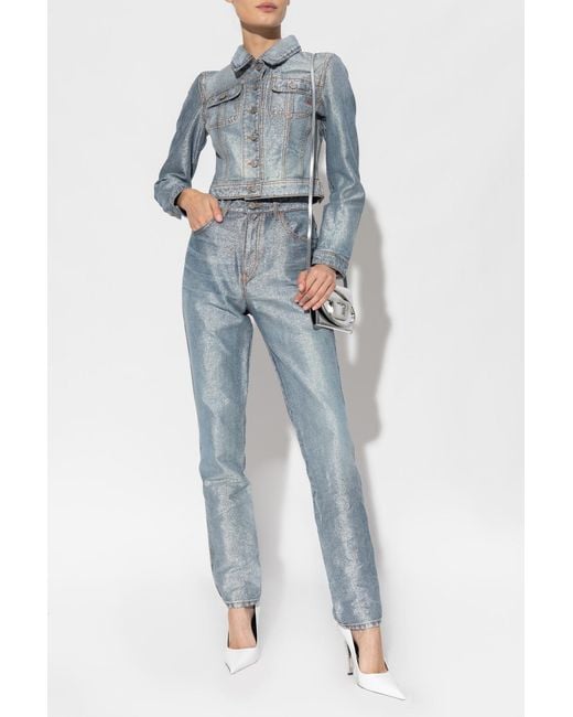 DIESEL Blue 1994 Straight-Leg Mid-Rise Jeans