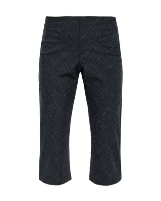 Christopher Esber Blue Mid-Rise Capri Pants