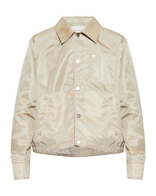 AMI Natural Ami Ami De Coeur Stud Buttoned Jacket for men