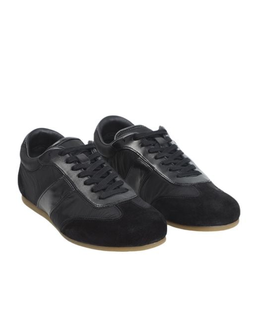 Lemaire Black Quilted Soft Sneakers