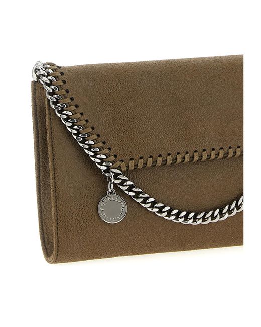 Stella McCartney Brown Falabella Shaggy Shoulder Bag