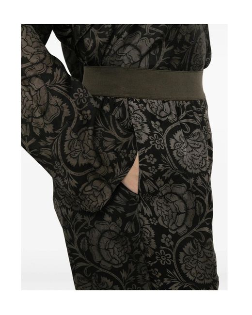 Uma Wang Black Elastic Waistband Casual Pants
