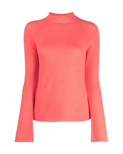 Forte_forte Pink Mock-Neck Jumper
