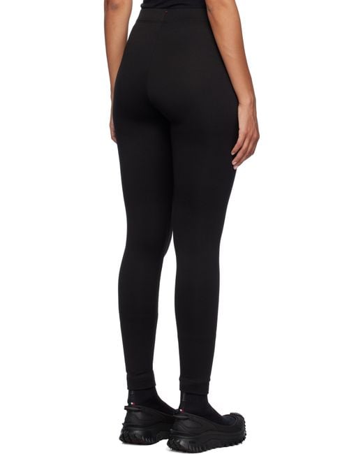 Moncler Black Polartec Leggings