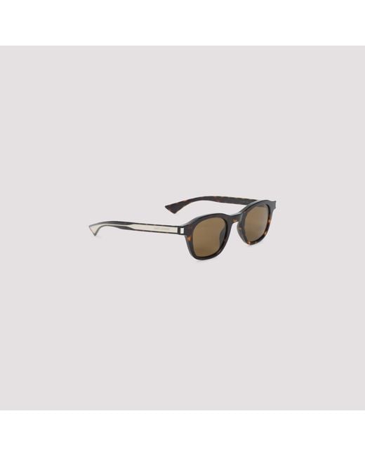 Saint Laurent Metallic Tortoiseshell-Effect Square-Frame Sunglasses for men