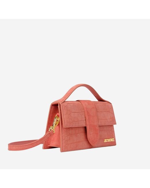 Jacquemus Red Le Bambino Large Top Handle Bag